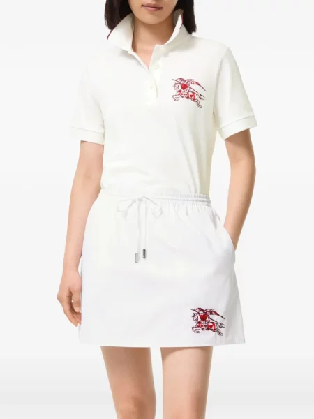 Rochie tip cămașă Burberry cu motiv cu inimi