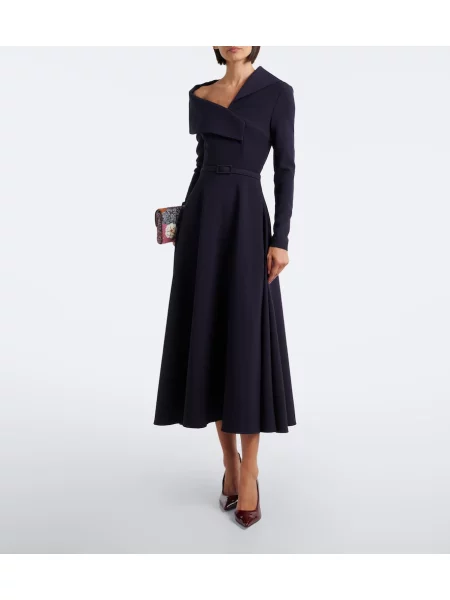 Rochie de cocktail Safiyaa asimetrică albastru