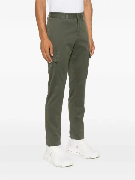Pantaloni cargo Stone Island cu strasuri verde