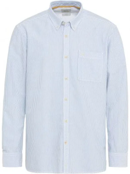 CAMEL ACTIVE Cămașă bej / albastru deschis alb