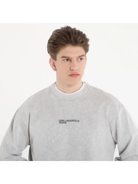 Φούτερ Karl Lagerfeld Jeans Reg Washed Sweat Micro Chip L