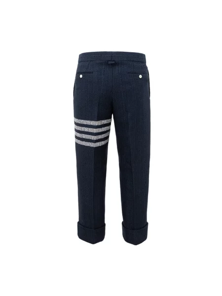 Spodnie Thom Browne niebieskie
