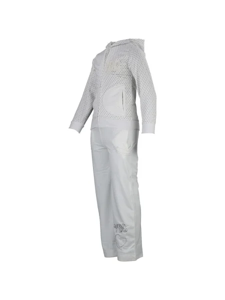 Pantaloni de jogging copii Miss Girly alb