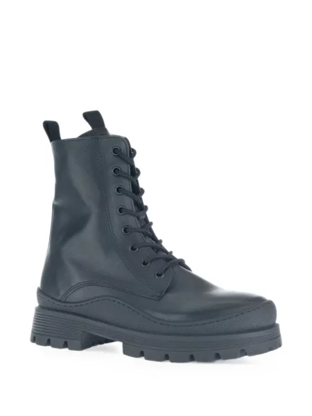 Botine Gabor cu șireturi din piele albastru