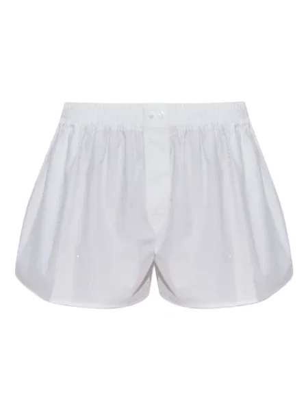 Pantaloni scurți Alexander Wang de cristal alb