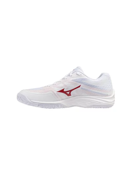Dámske volejbalové topánky Mizuno Lightning Select white/rose elegance/lava falls ružová