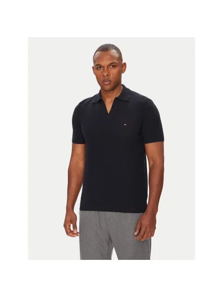 Tommy Hilfiger Polo majica Mornarsko Regular Fit modra