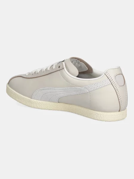 Кожаные кроссовки Puma бежевые