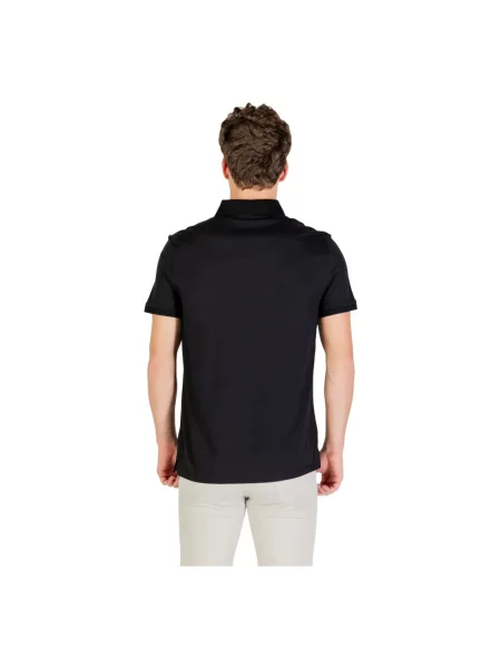 Koszulka polo Calvin Klein Jeans klasyczna czarna