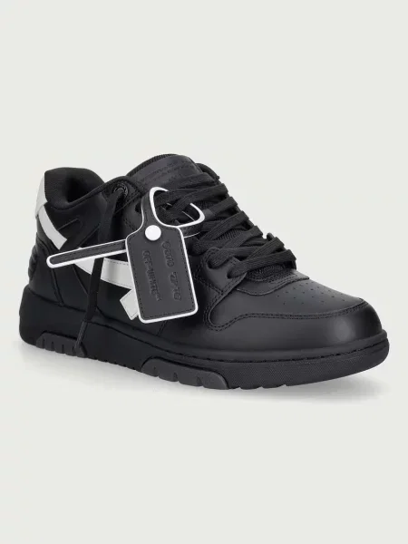 Off-White Out of Office кросівки шкіряні білі