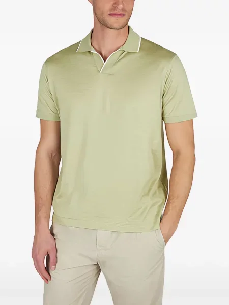 Kołnierzykowy polo Paul & Shark zielone