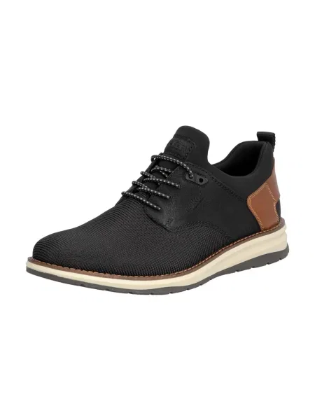 Rieker Pantofi cu șireturi sport maro negru