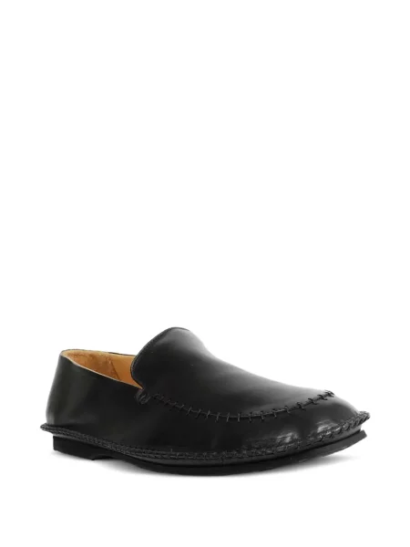 Bőr loafer Premiata fekete