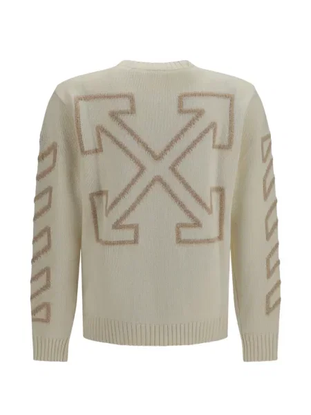 Pulover Off-white alb