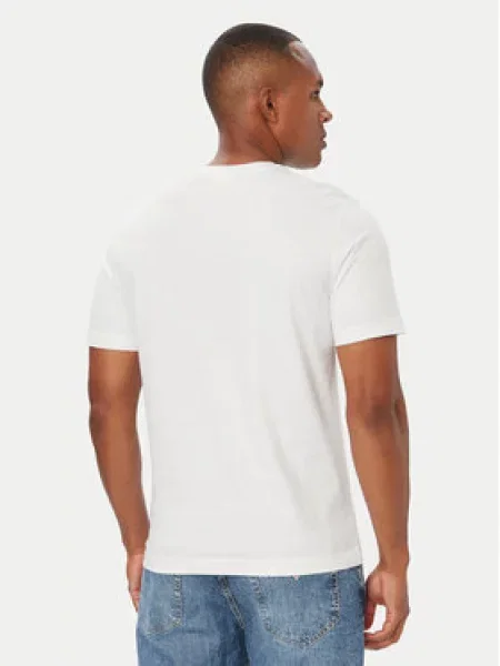 Guess Jeans Marškinėliai Regular Fit balta