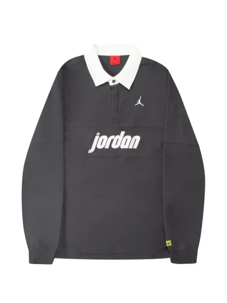 Lung tricou polo Jordan gri