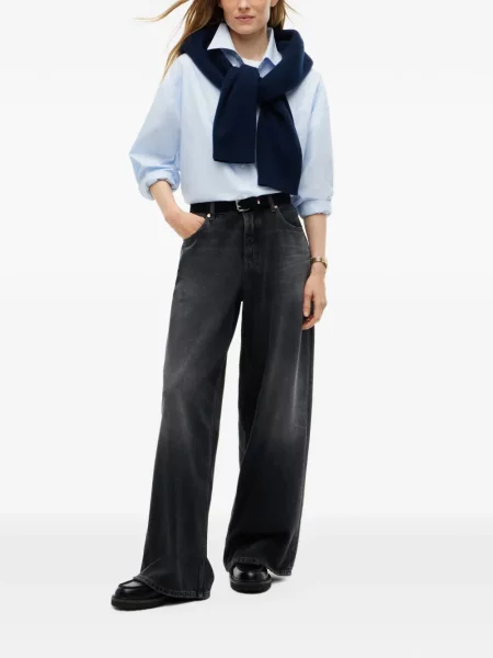 Blugi cu picior larg Tommy Hilfiger negru