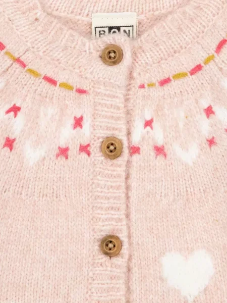 Cardigan copii Bonton roz