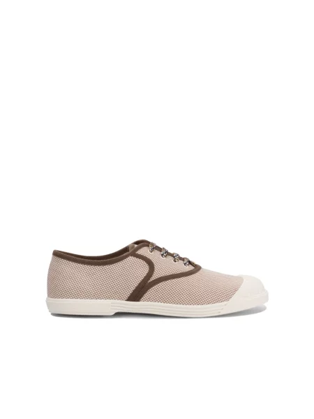 Lniane sneakersy Valentino Garavani beżowe