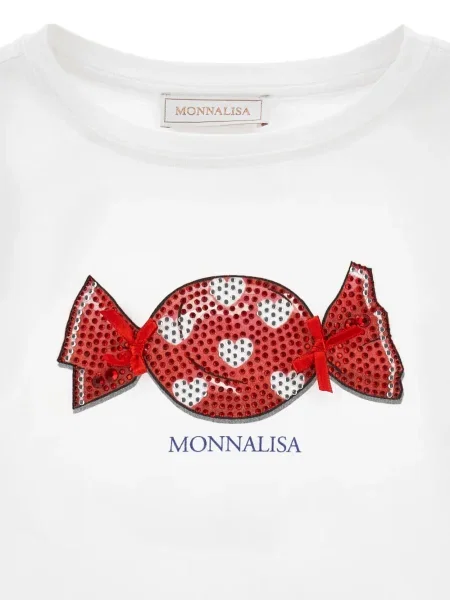 Koszulka dziecięca Monnalisa biała