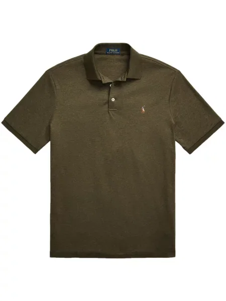 Medvjedić košulja Polo Ralph Lauren s okruglim izrezom s printom smeđa