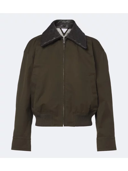Geacă Bottega Veneta verde