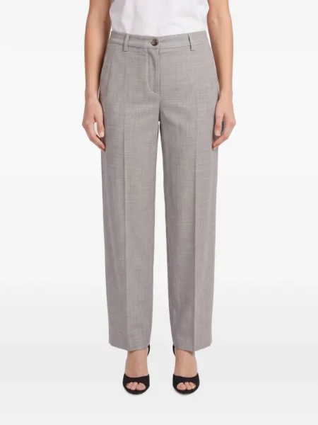 Pantaloni Brunello Cucinelli în carouri gri