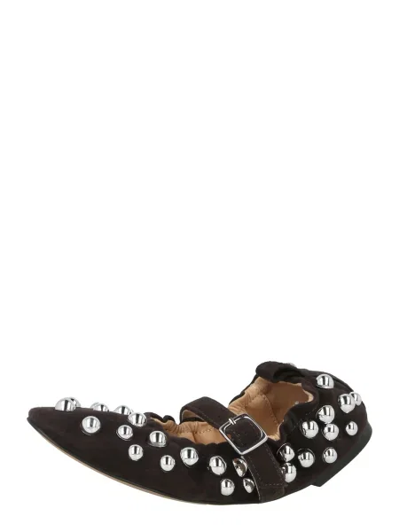 STEVE MADDEN Balerini cu glezna Sunrays ciocolatiu