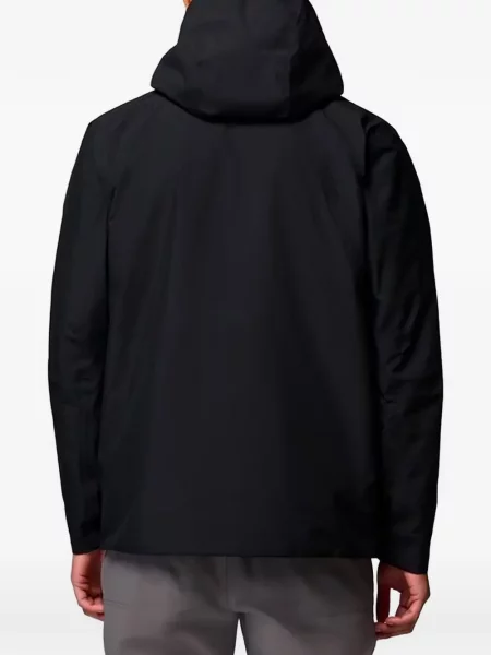 Geacă Columbia Sportswear cu glugă negru