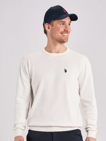U.S. POLO ASSN. Pulóver UMAdair fekete fehér