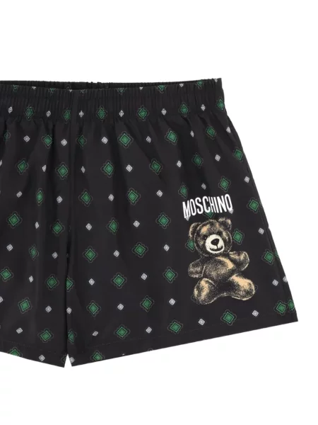 Slip de baie Moschino teddy negru