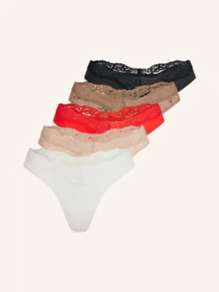Skims Balení Tanga Fits Everybody Lace sketched hearts mult