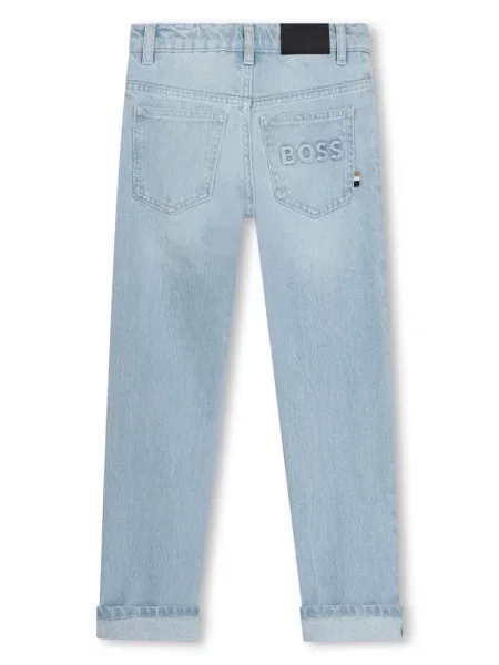 Jeansy dziecięce Bosswear niebieskie