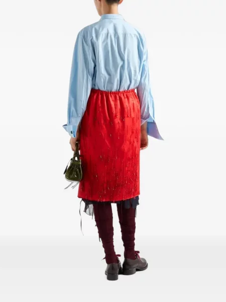 Cămașă Prada din poplin albastru