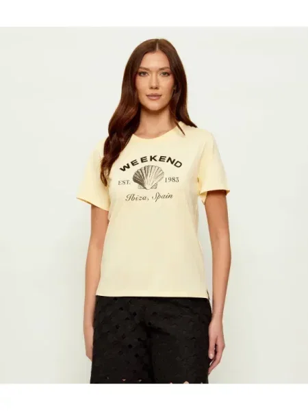 Weekend MaxMara Tricou WKDBORA | Relaxed fit galben