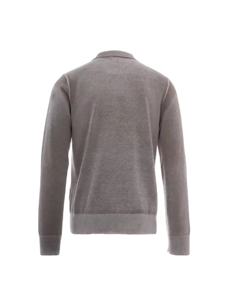 Sweter z kołnierzykiem polo model K-LAWRENCE' Diesel beżowa