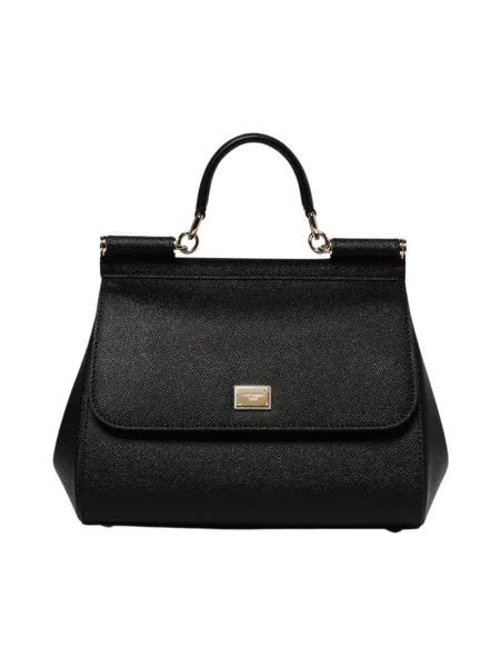 Torebka Dolce And Gabbana skórzana czarna