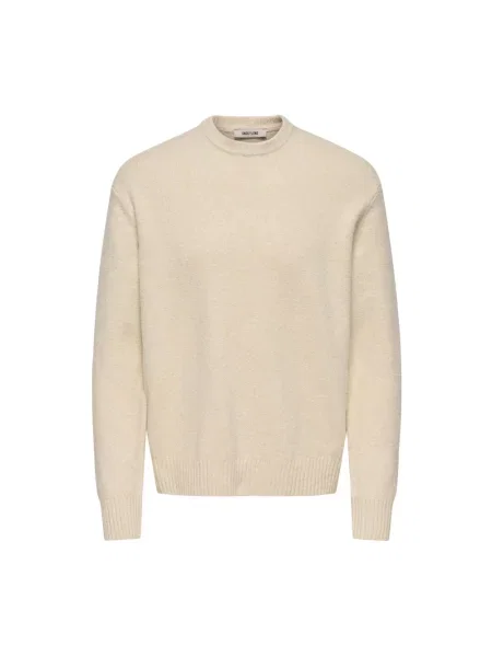 Sweter Only & Sons beżowy