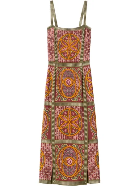 Rochie midi La Doublej până la genunchi de costum portocaliu