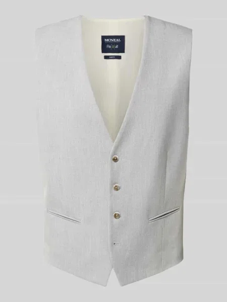 Kamizelka o kroju slim fit ze wzorem na całej powierzchni Mcneal