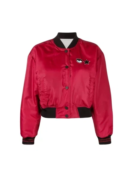 Kurtka bomber Chiara Ferragni Collection dwustronny czerwony