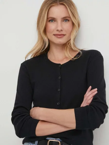 United Colors of Benetton kardigan lekki czarny