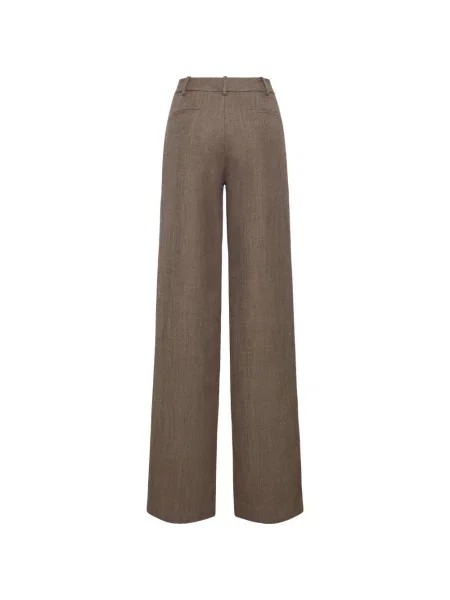 Pantaloni Adam Lippes maro