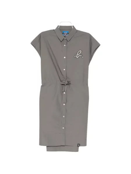 Rochie tip cămașă Sport B. By Agnès B. gri