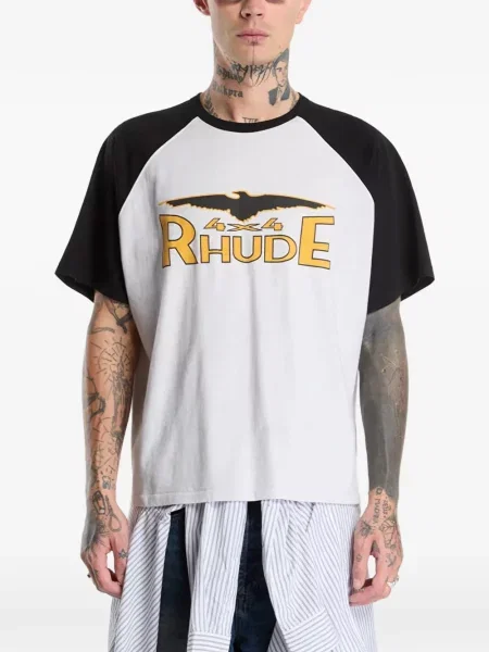 Tricou Rhude cu autograf alb