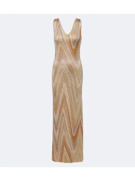 Rochie maxi Missoni tricotate