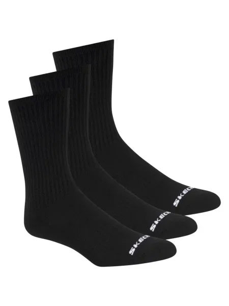 Zokni SKECHERS Non Tery Crew Arch Support 3 pack black. Méret: EU fekete