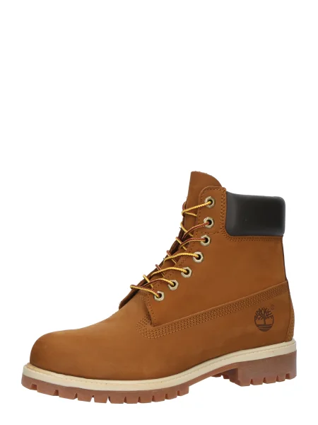 TIMBERLAND Bocanci cu șireturi 6 IN maro coniac negru