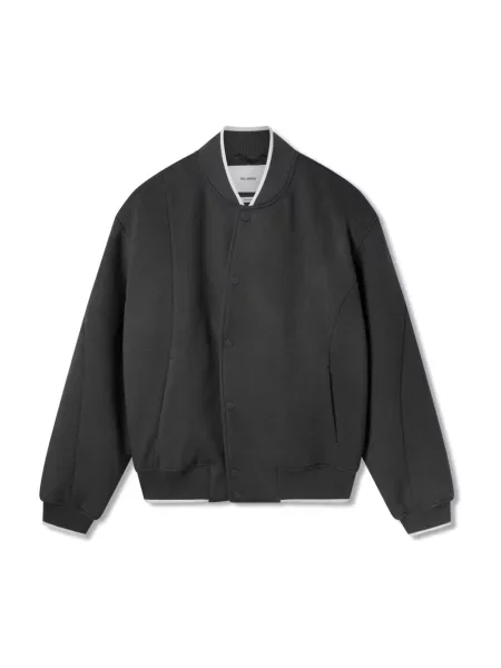 Axel Arigato kurtka bomber wełniana Typo Varsity Jacket przejściowa szary