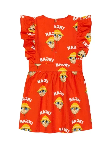 Μίνι φόρεμα Mini Rodini κόκκινο
